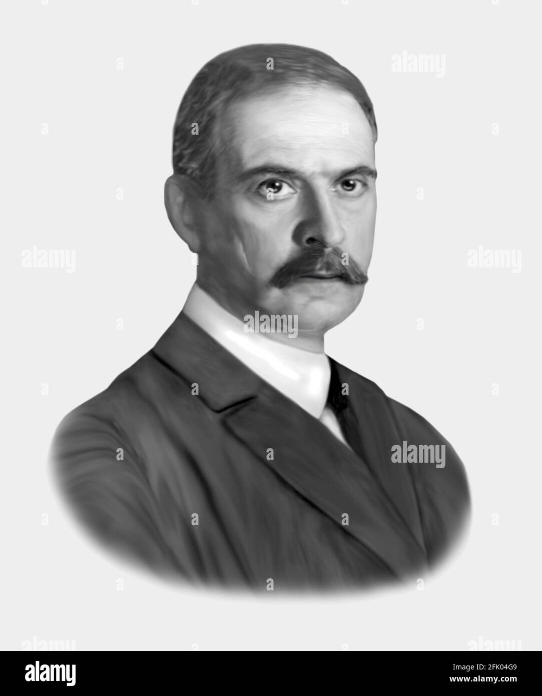 Karl Landsteiner 1868-1943 Austrian Biologist Physician Immunologist Stock Photo