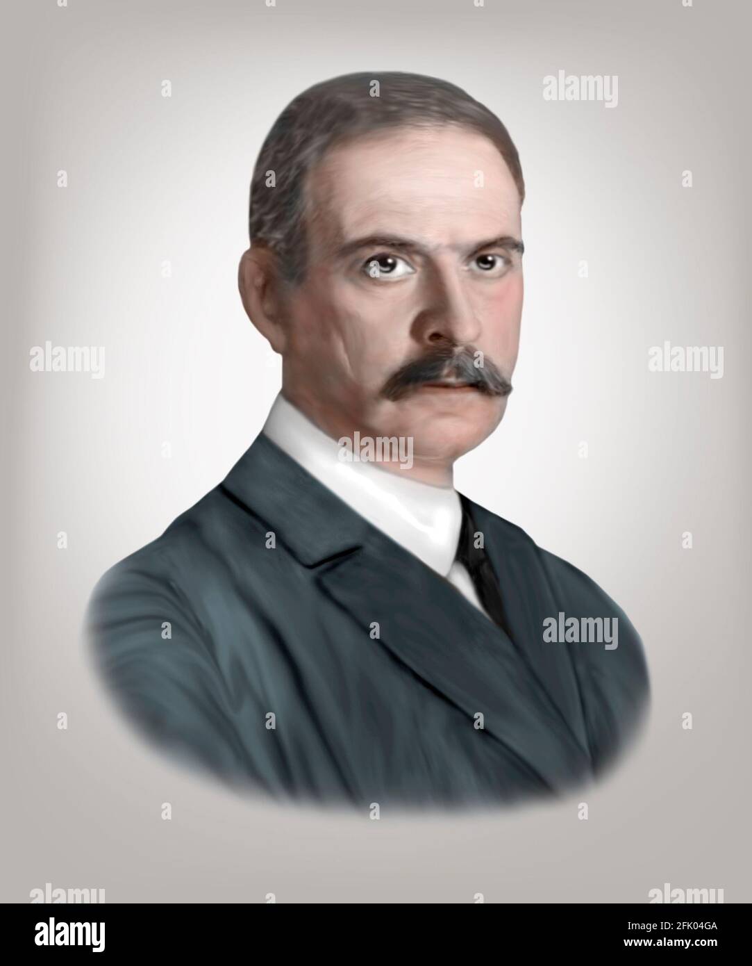 Karl Landsteiner 1868-1943 Austrian Biologist Physician Immunologist Stock Photo