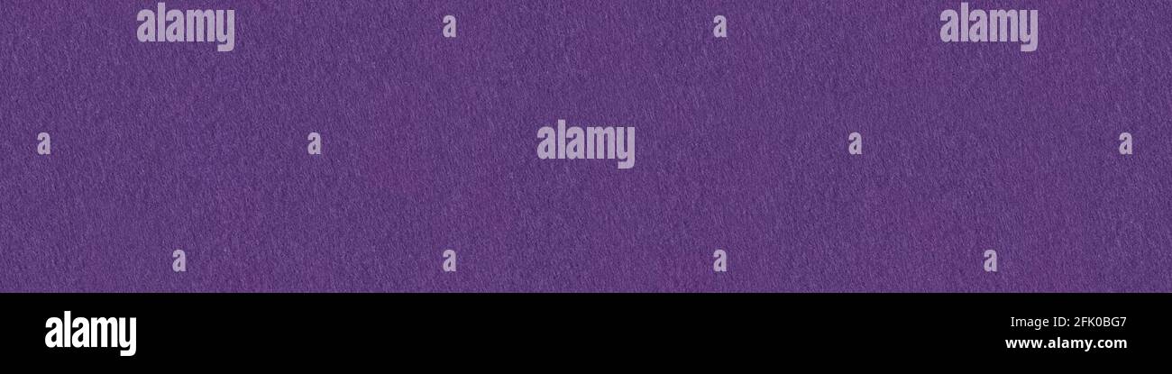 Purple felt on macro. Panoramic seamless texture, pattern for ar Stock Photo