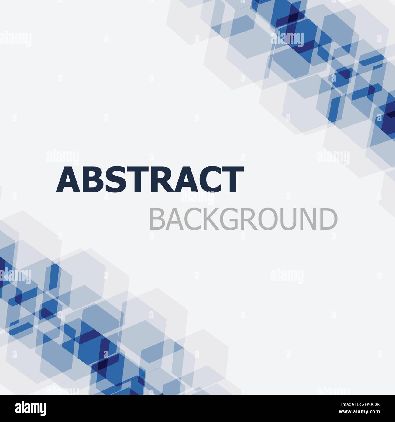 Abstract dark blue hexagon background, stock vector Stock Vector