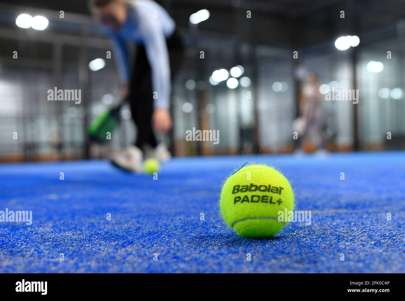 Padel is a racquet sport that combines the elements of tennis, squash and  badminton. Padel is the world's fastest growing sport. Photo: Anders  Wiklund / TT / code 10040 Stock Photo - Alamy