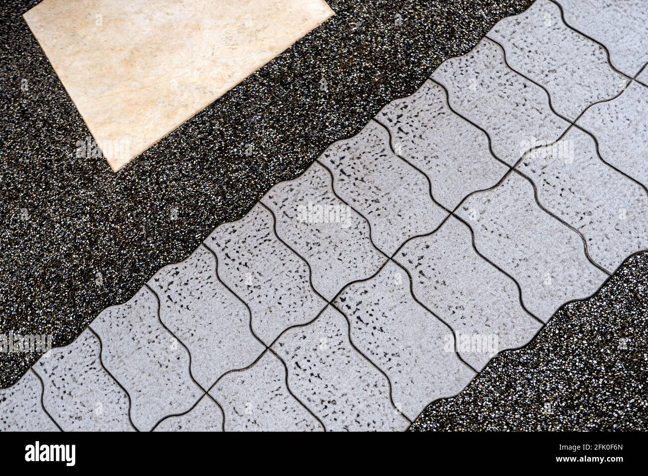 Texture and the decorated surface of concrete flooring Stock Photo - Alamy