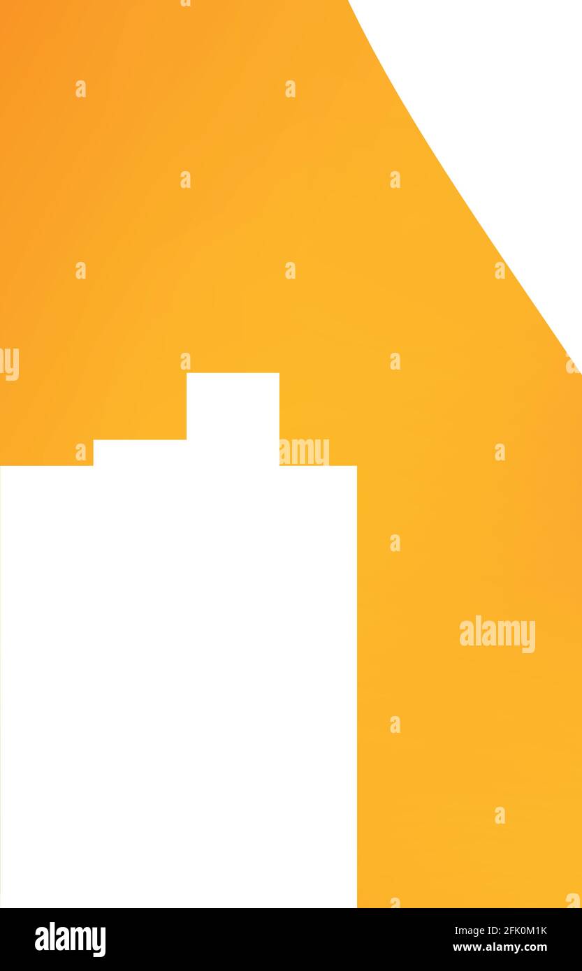Abstract orange and yellow background with wavy lines - Vector ...
