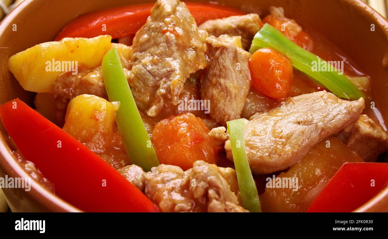 Gboma Dessi - Togolese national favorite dish Stock Photo