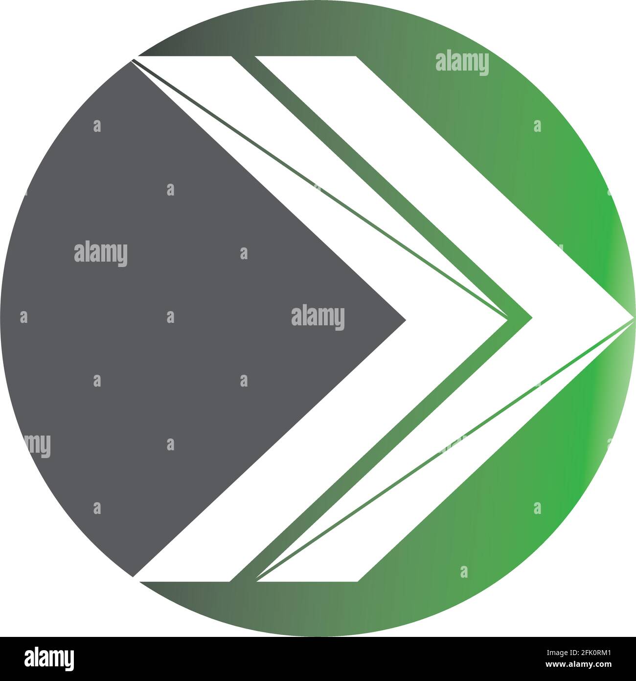 Arrow vector illustration icon Logo Template design Stock Vector