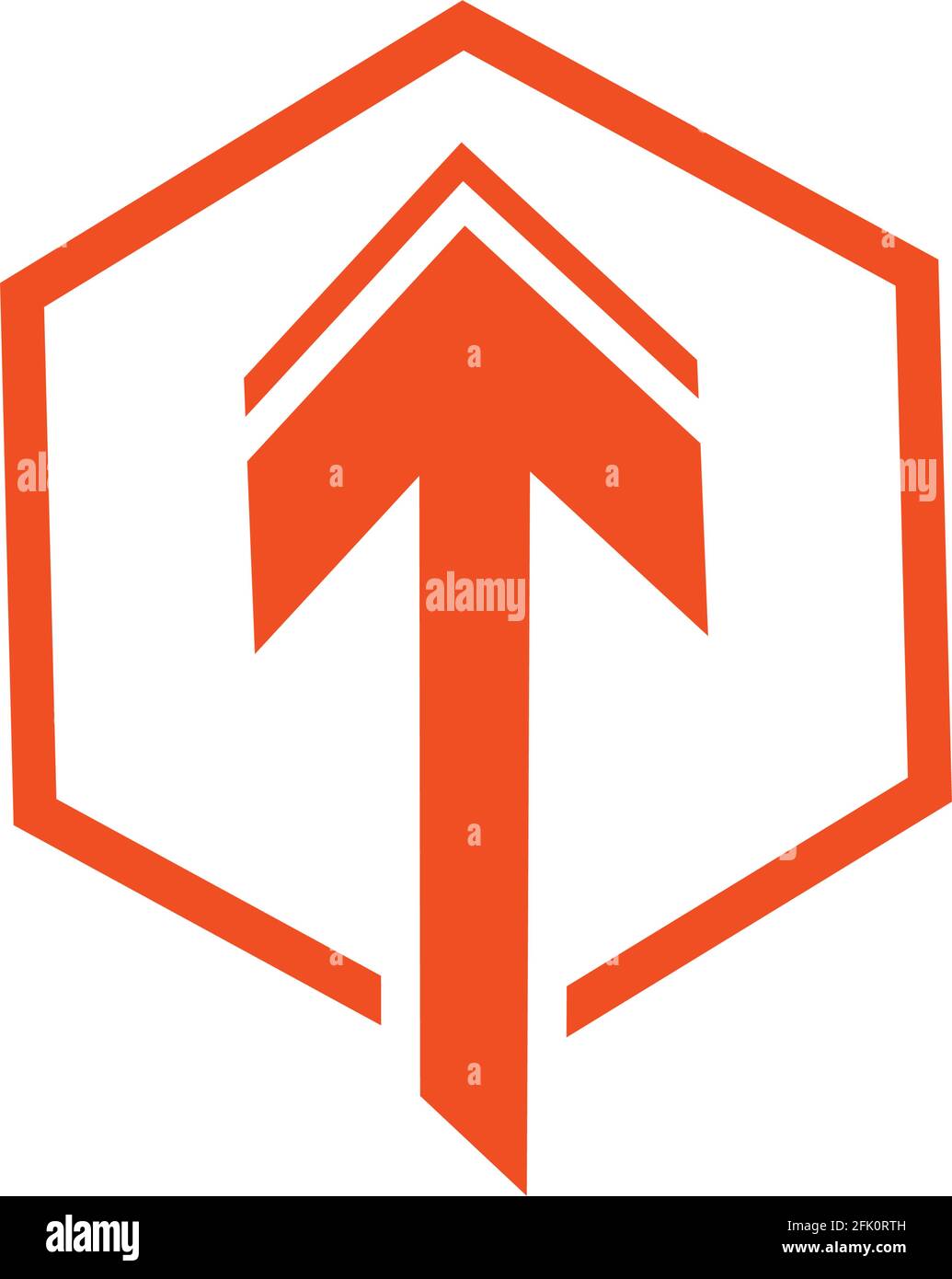 Arrow vector illustration icon Logo Template design Stock Vector