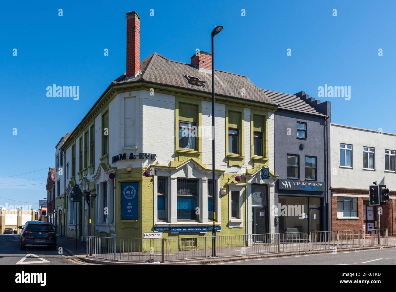 The Adam and Eve pub on Bradford Street in Digbeth, Birmingham,UK Stock