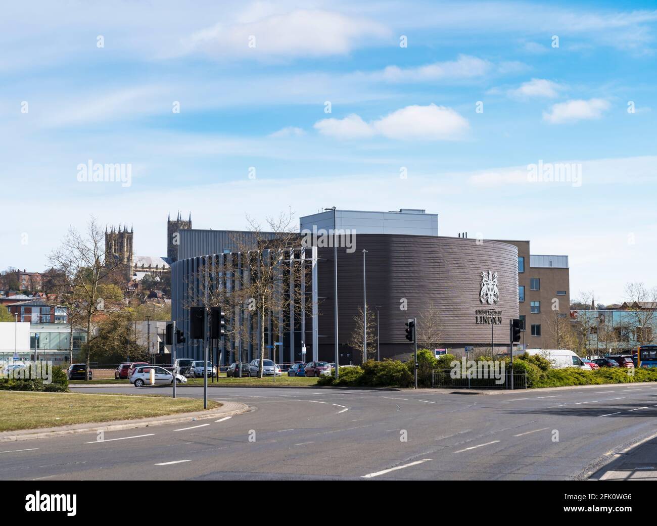 University of Lincoln Isaac Newton building, Rope Walk, Lincoln, Lincolnshire Stock Photo Alamy