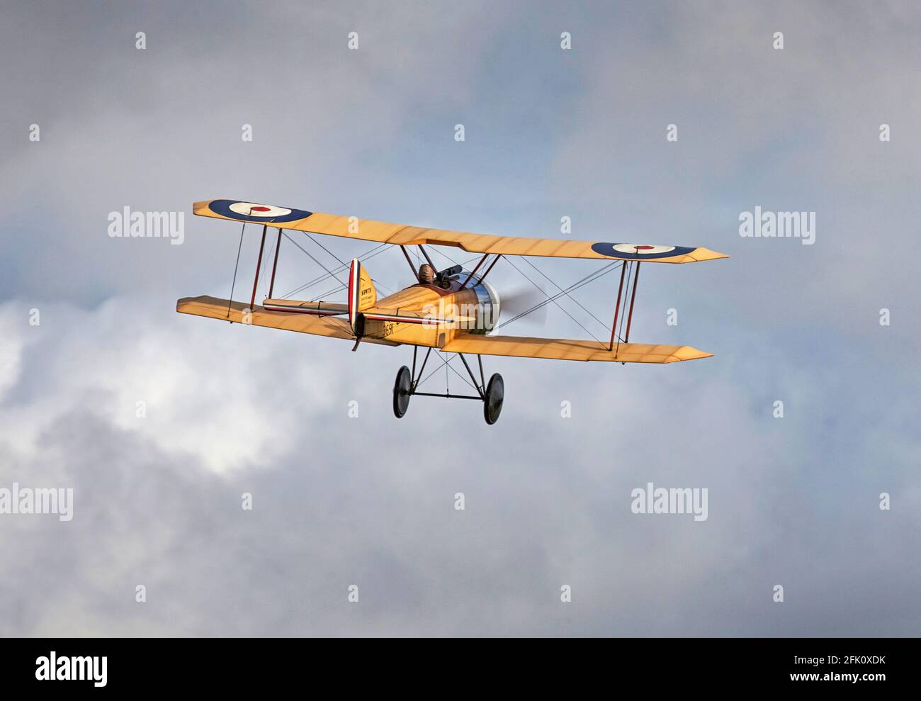 Sopwith Camel replica British fighter biplane from the First World War Stock Photo