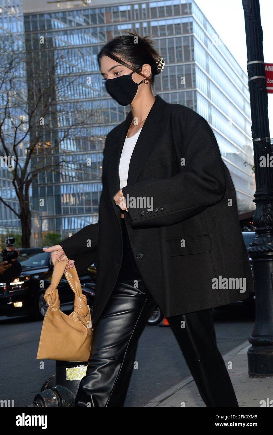 Kendall Jenner out and about for Celebrity Candids - MON, , New York, NY April 26, 2021. Photo By: Kristin Callahan/Everett Collection Stock Photo