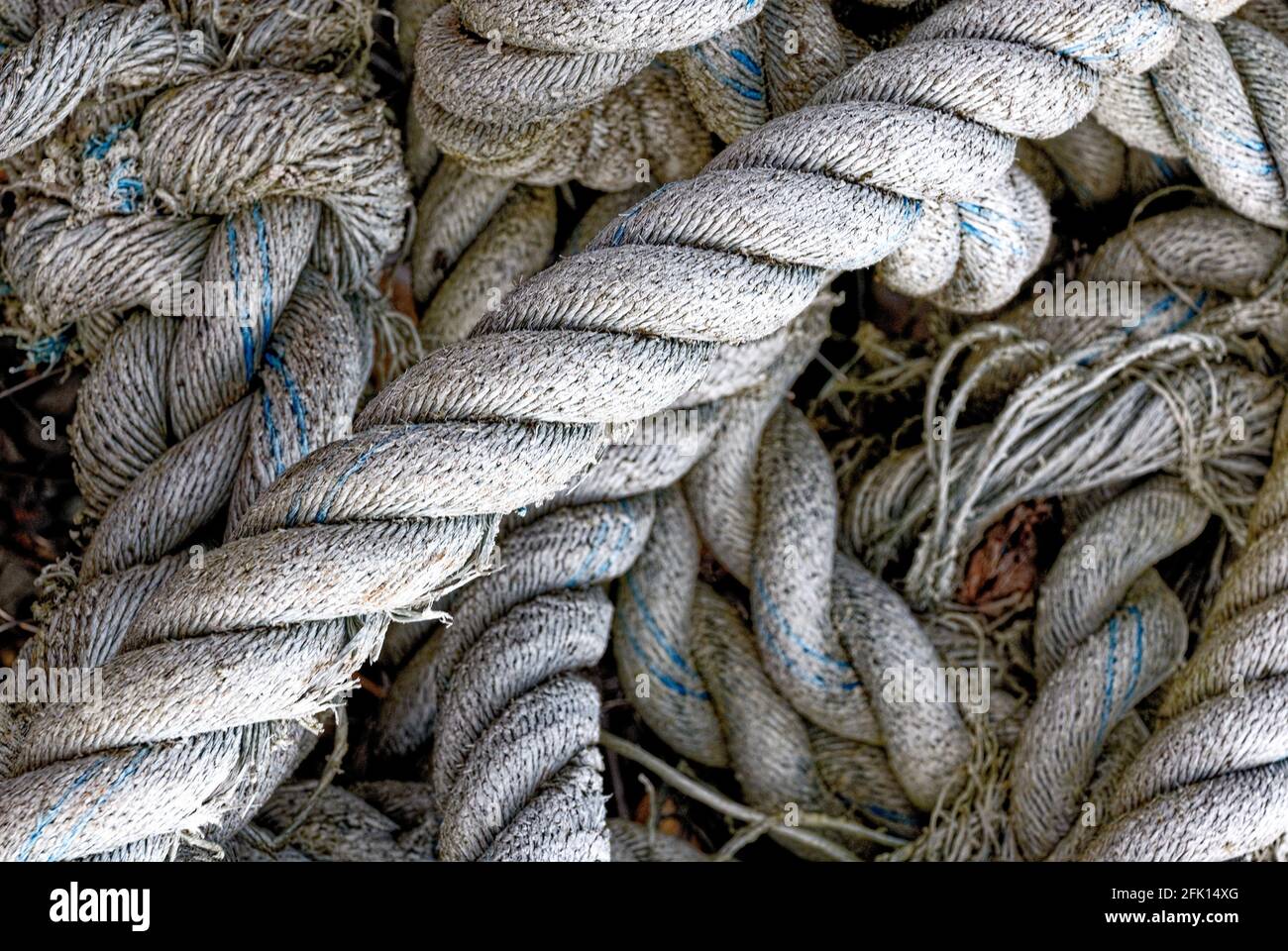 Messy equipment ropes nets hi-res stock photography and images - Alamy