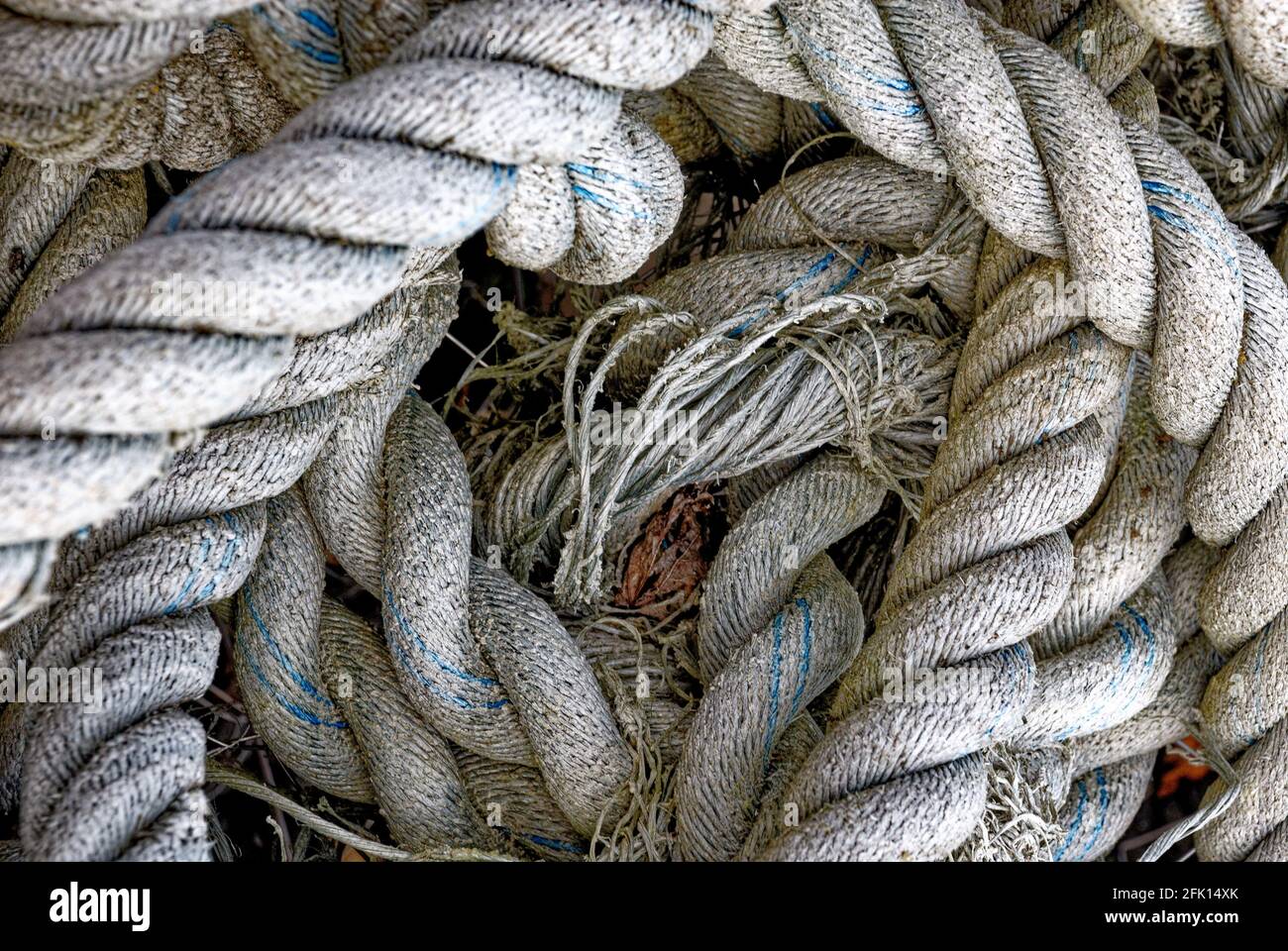 Messy equipment ropes nets hi-res stock photography and images - Alamy