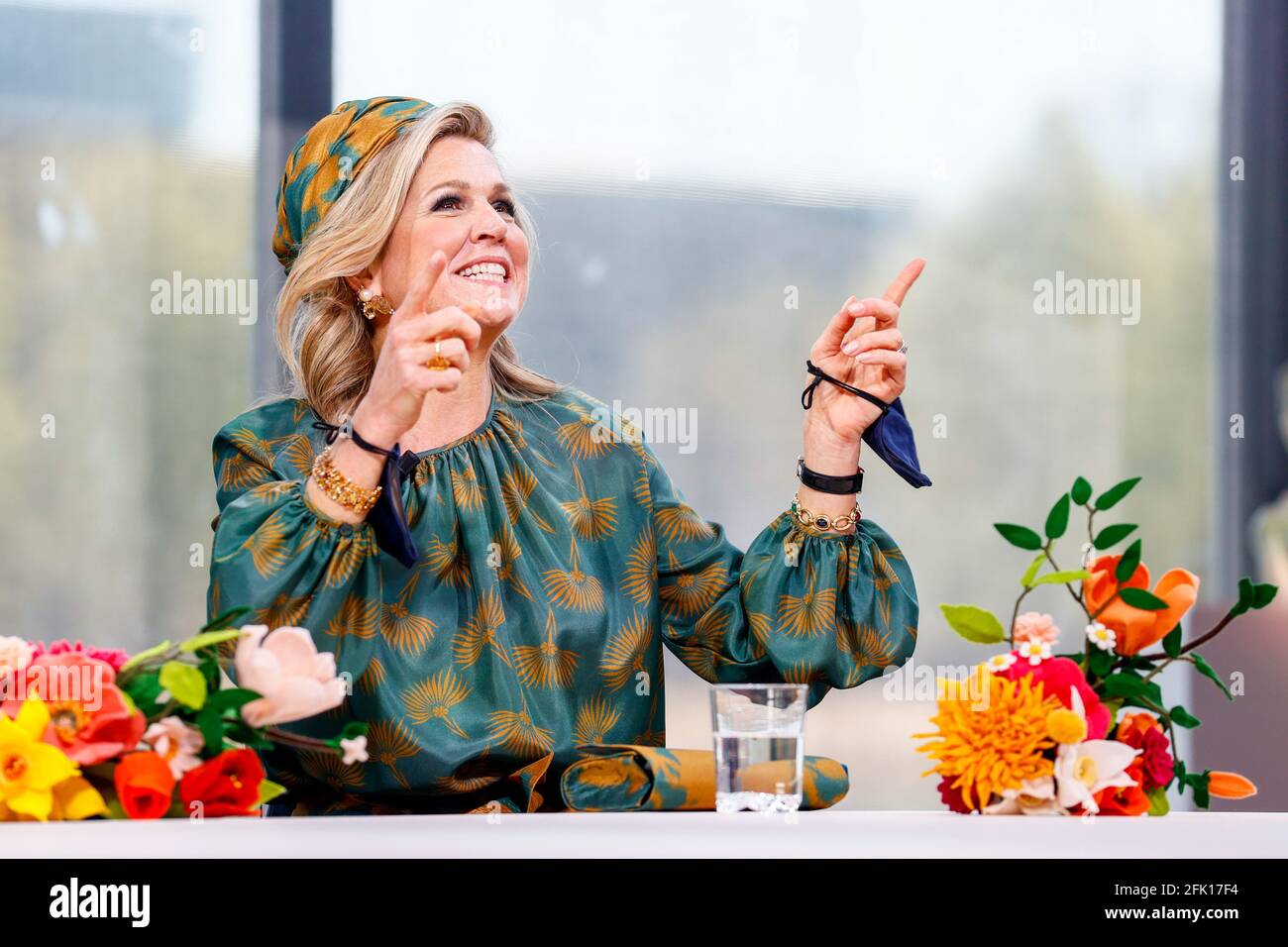 Queen Maxima celebrating the King&rsquo;s 54th birthday during King’s Day