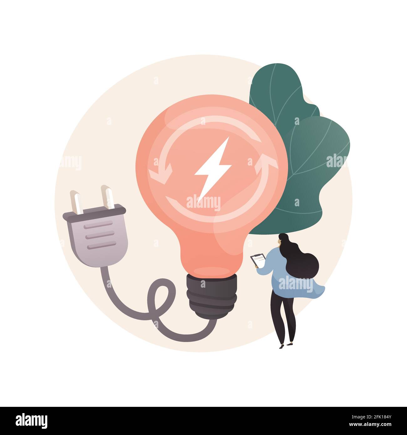 Renewable energy abstract concept vector illustration Stock Vector ...