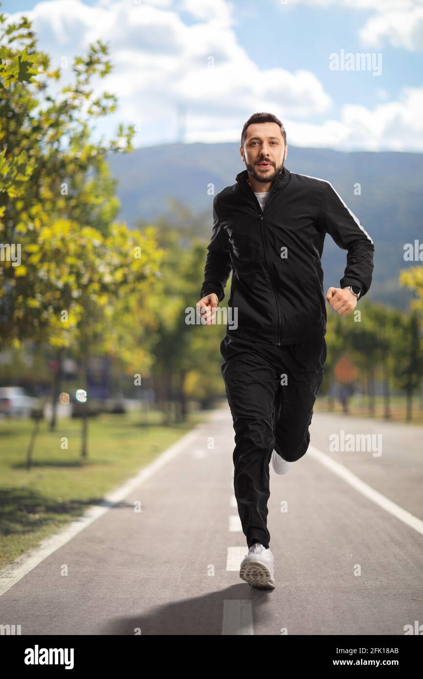 Running man tracksuit sales