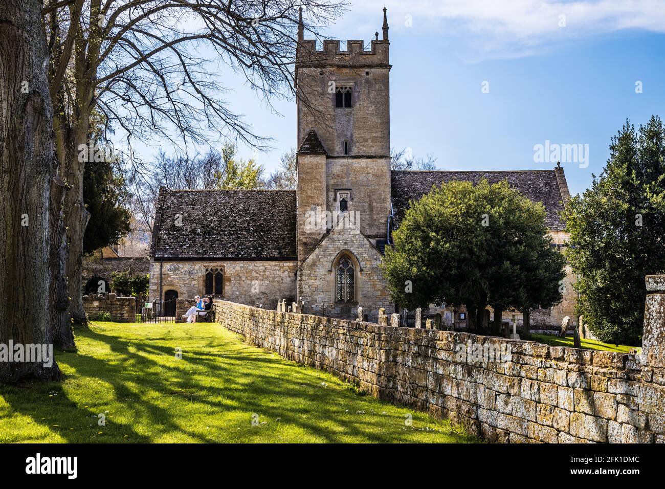 St Eadburgha's Church at Broadway in the Cotswolds. Stock Photo