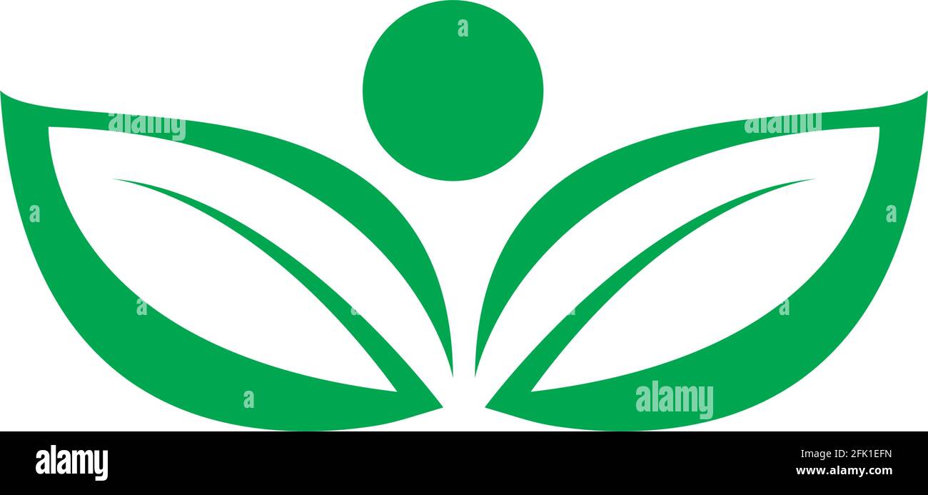 green leaf ecology nature element vector Stock Vector Image & Art - Alamy