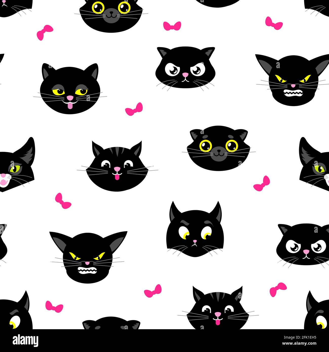 Set Of Black Cat Emoji Crazy Kitten With Different Emotions Angry Skeptical  Happy Funny Cat Breaking Things Comic Illustration Cartoon Vector Drawing  Stock Illustration - Download Image Now - iStock