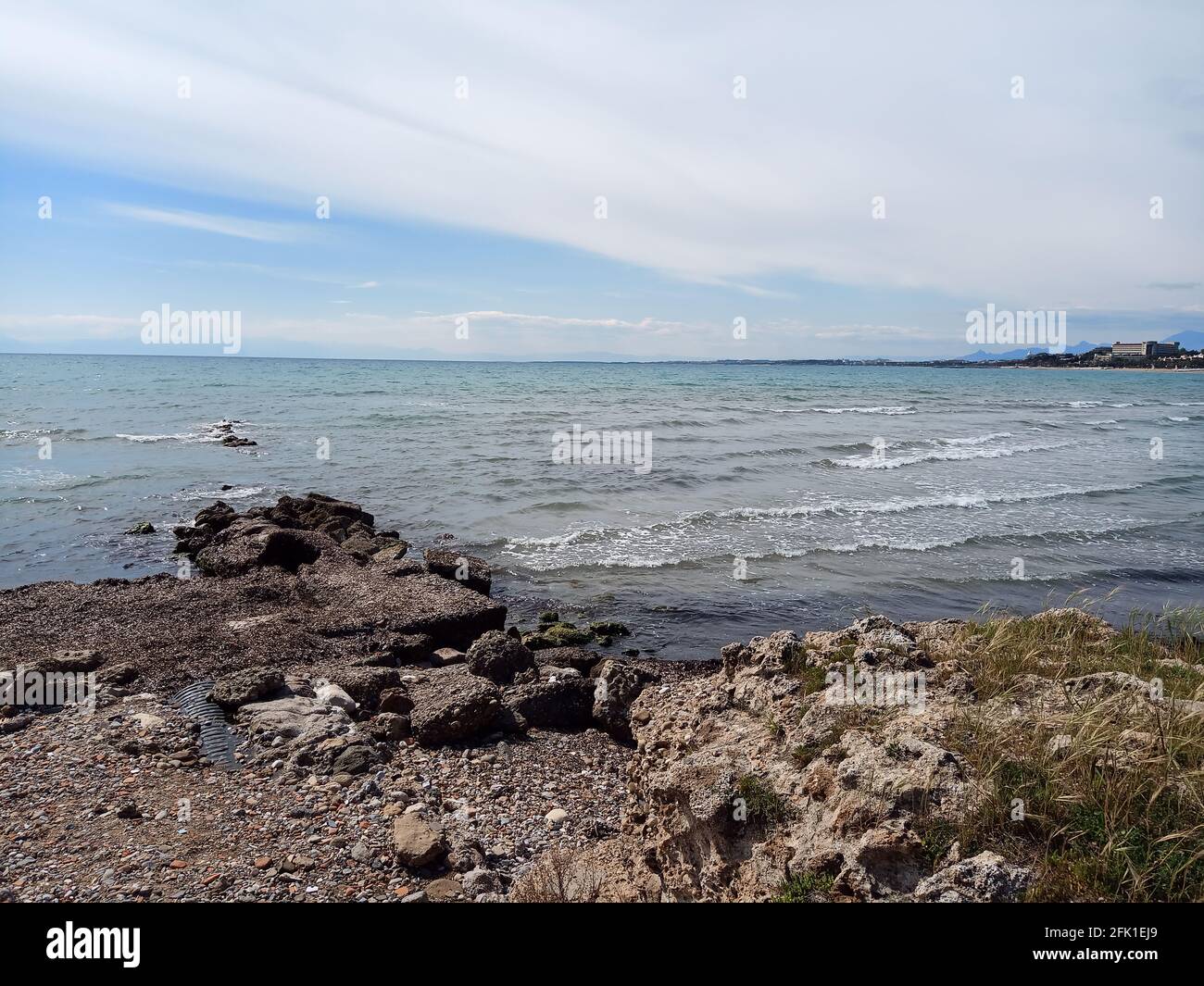 Scenic shot rocky beach hi-res stock photography and images - Alamy