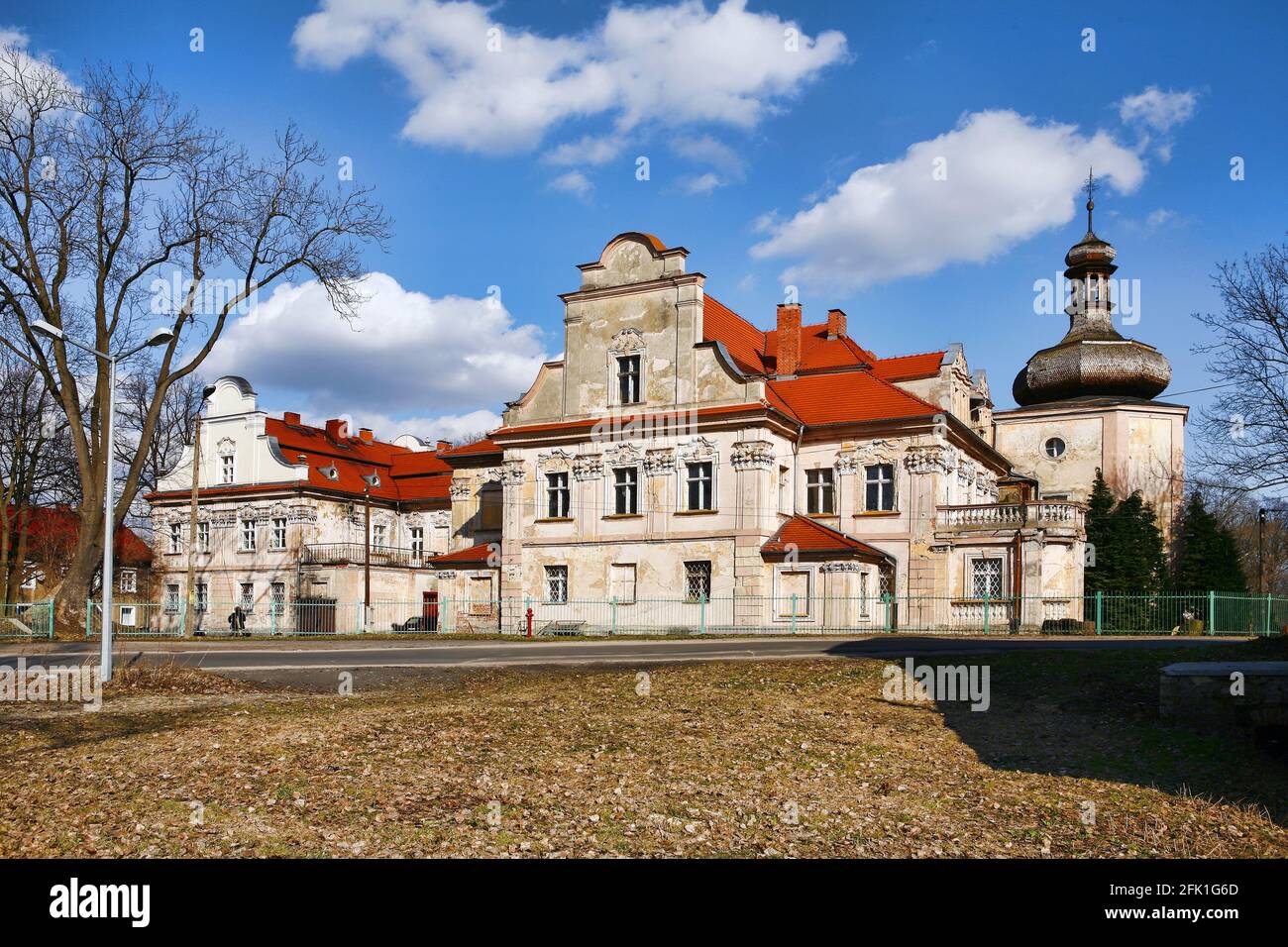 Poland, Turawa, palace, Opole voivodeship. Stock Photo