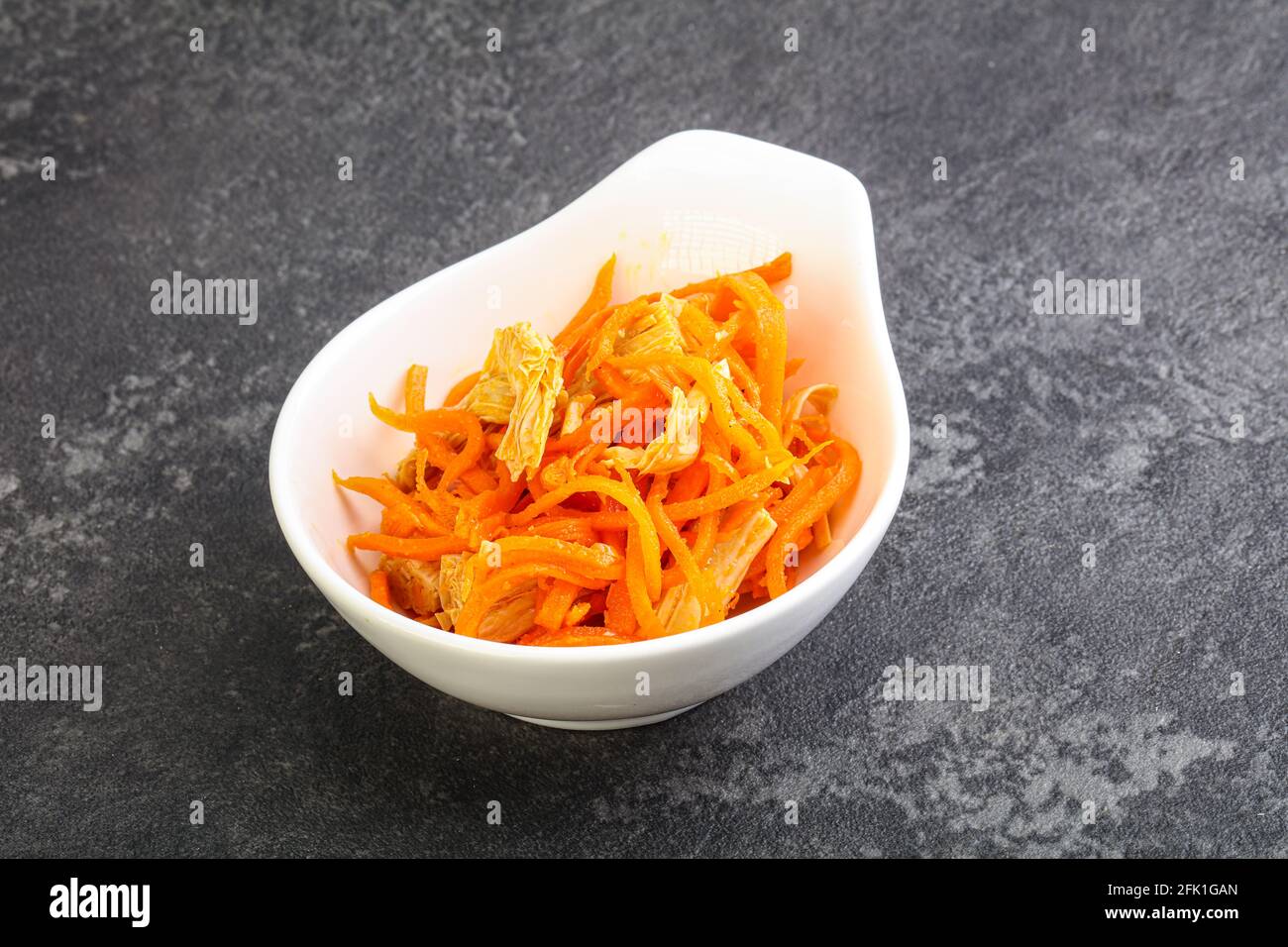 Korean soy asparagus with carrot and spices Stock Photo Alamy