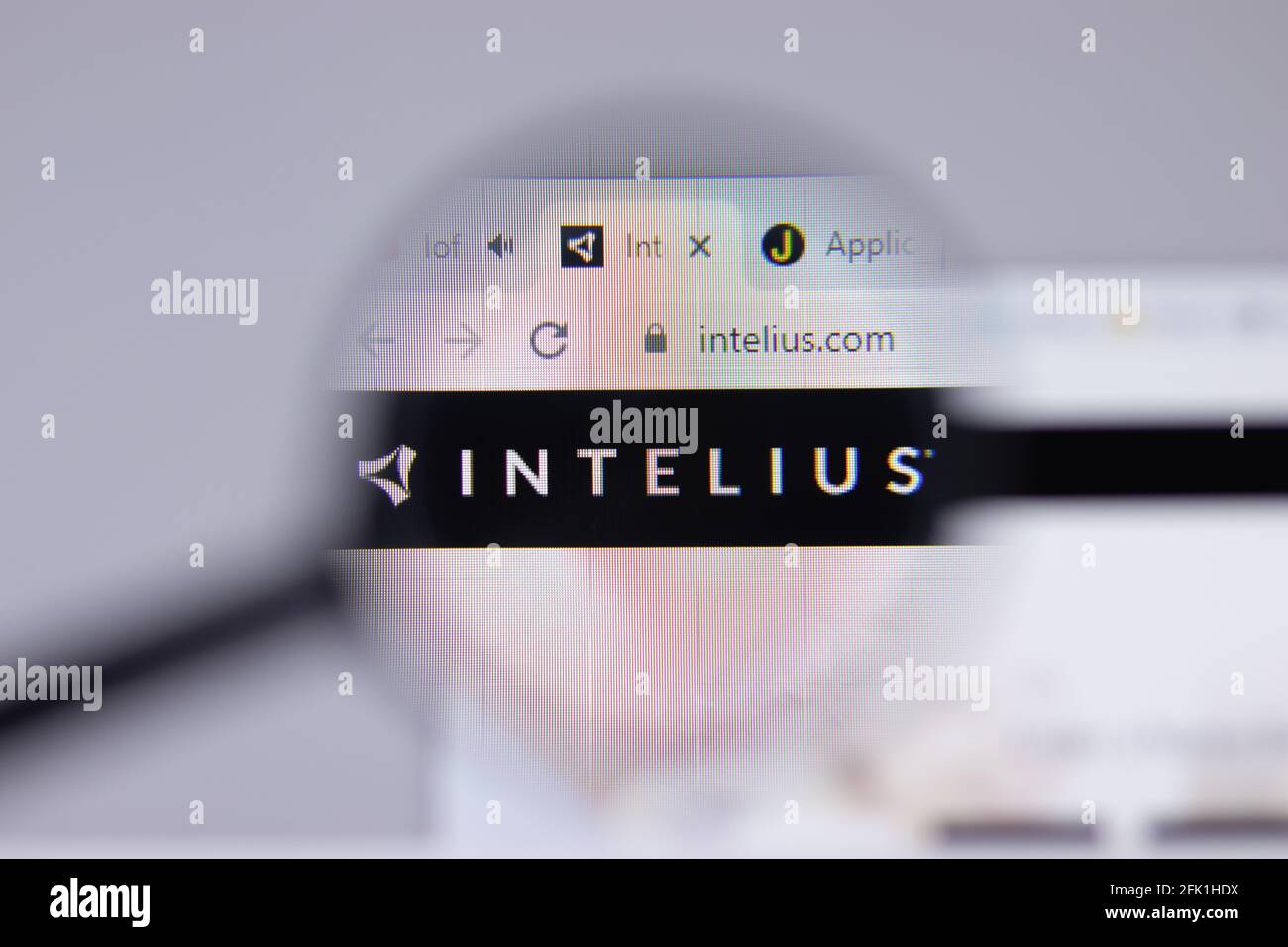 Intelius logo hires stock photography and images Alamy