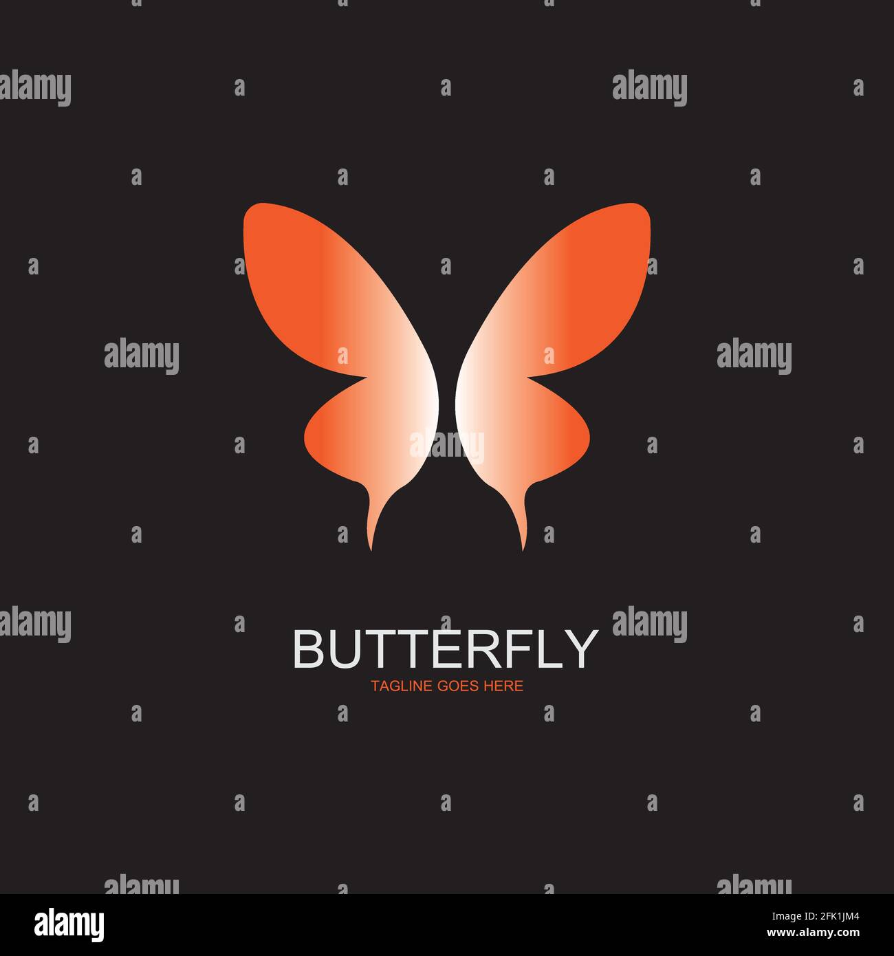 Beauty Butterfly Vector icon logo design Stock Vector Image & Art - Alamy