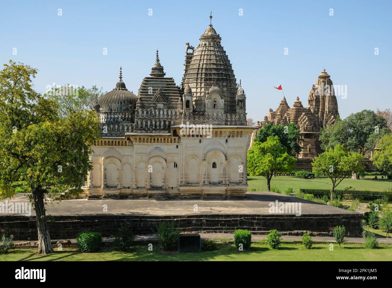 The Pratapeswar Temple in Khajuraho, Madhya Pradesh, India. Forms part ...