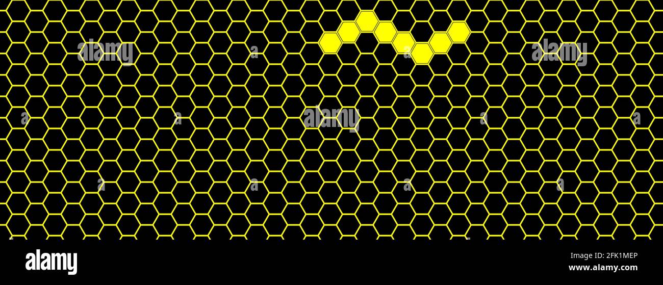 Black and yellow abstract background Stock Vector