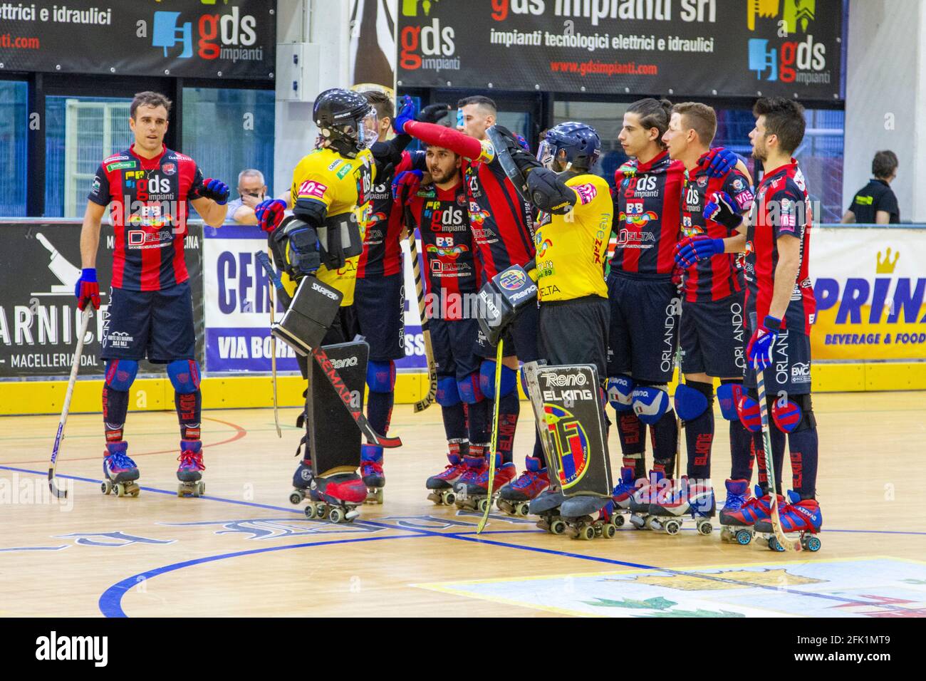 Forte Dei Marmi, Italy. 25th Apr, 2021. Final of the Italian Cup, A1