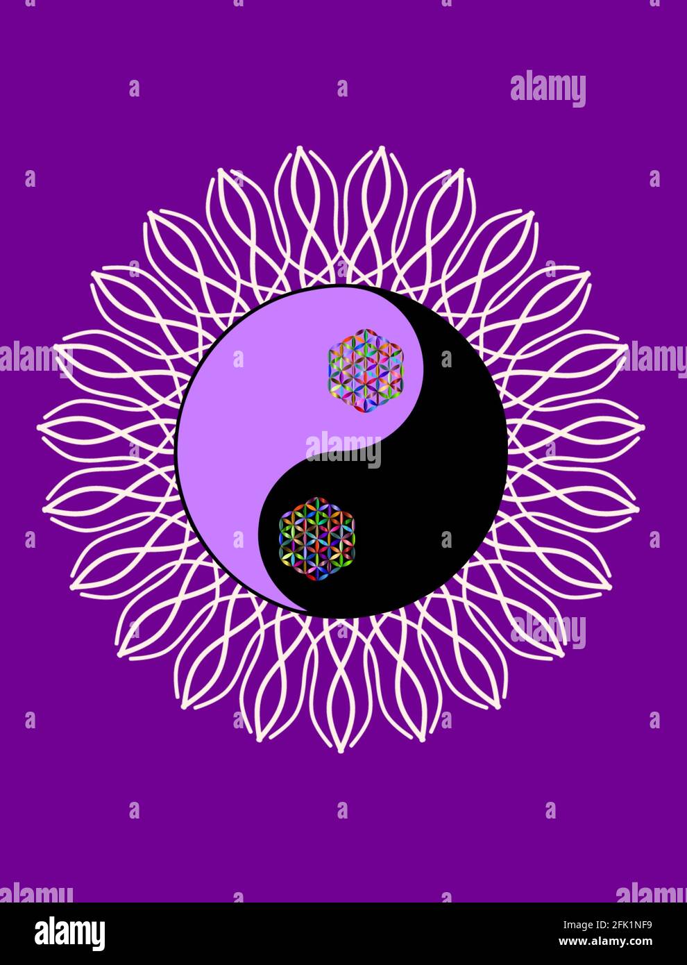 Yin & Yang Mandala Tapestries | 2 Colors Yin & Yang Mandala Tapestries | 2 Colors