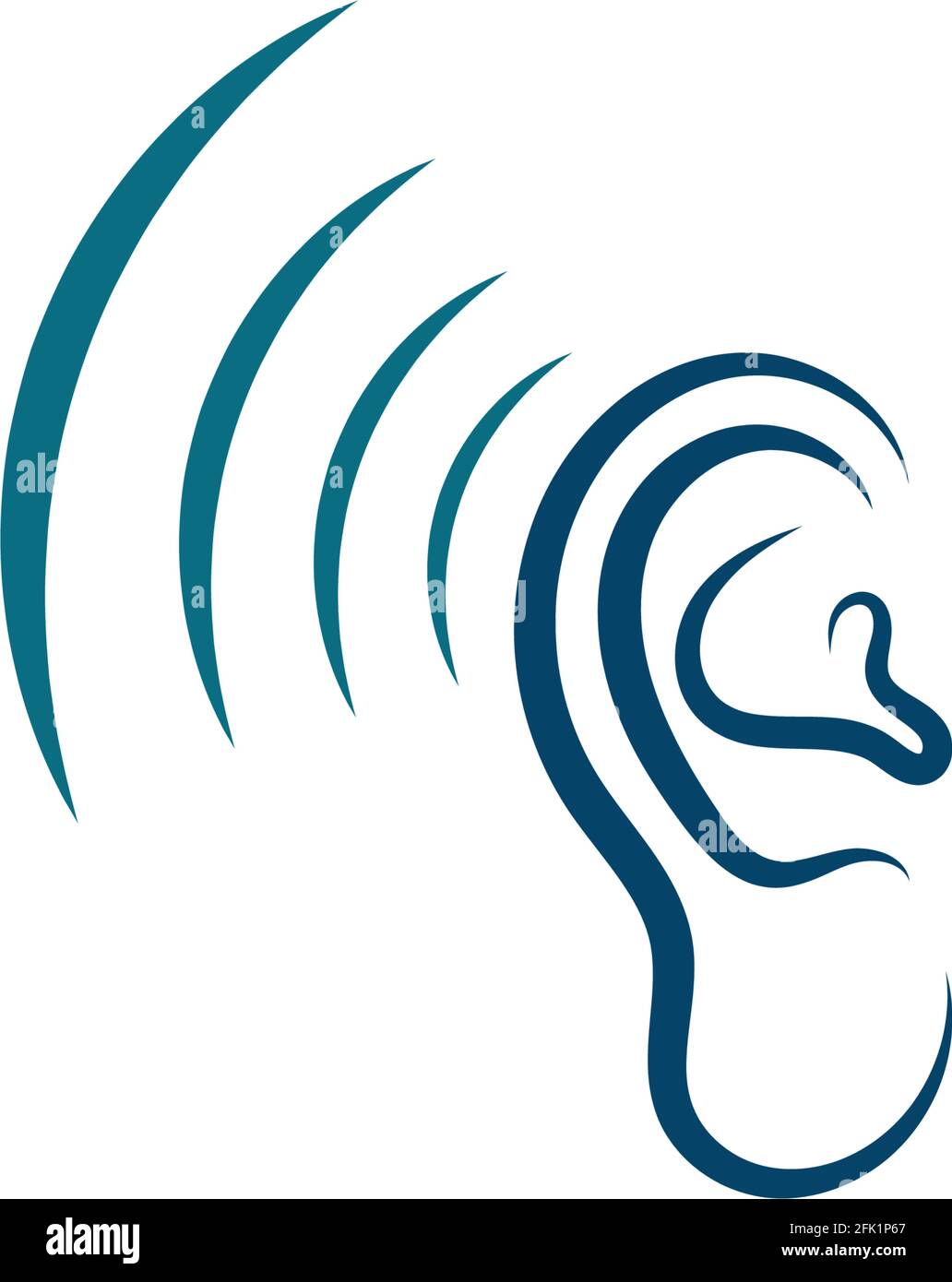ear logo and symbols vector app icons Stock Vector Image & Art - Alamy