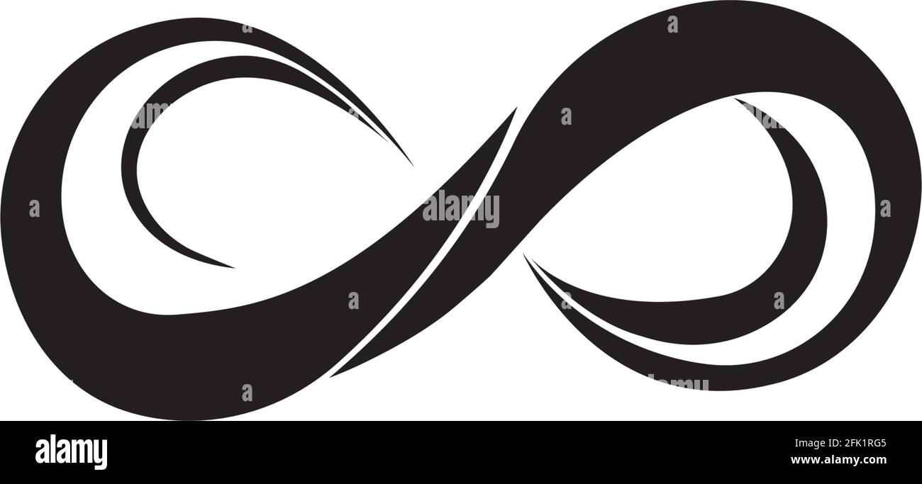 Infinity Design Vector icon illustration Logo template design Stock ...
