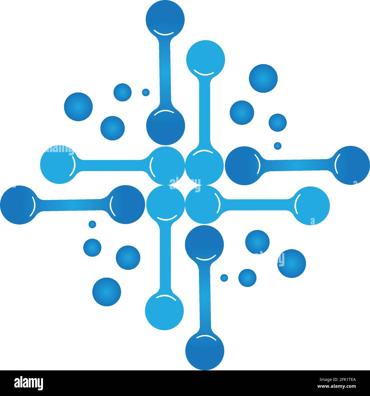 Molecule symbol logo template vector illustration design Stock Vector ...
