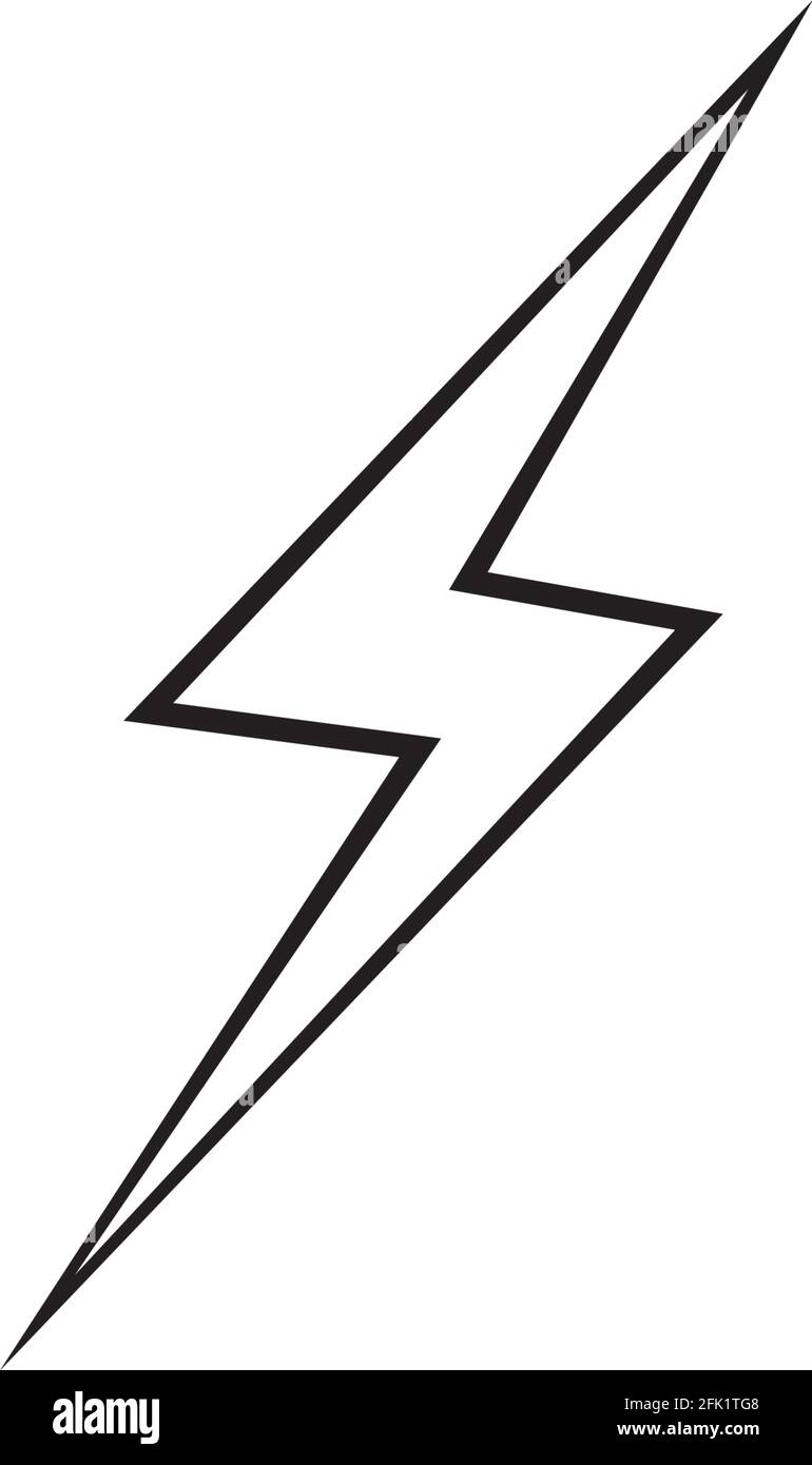 lightning logo icon and symbols Stock Vector Image & Art Alamy