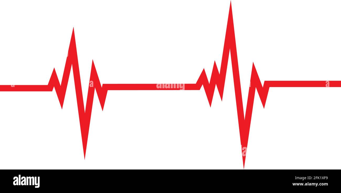 art design health medical heartbeat pulse Stock Vector