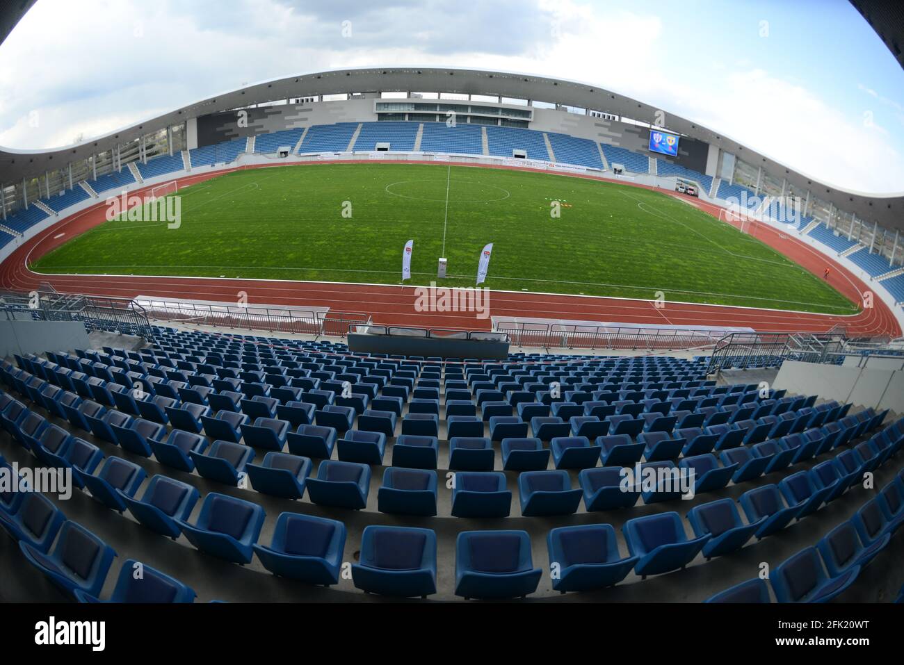 Stadionul „Tudor Vladimirescu” Târgu Jiu Stock Photo Alamy