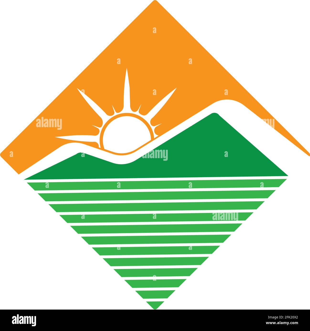 Sun logo and symbols star icon web Vector Stock Vector