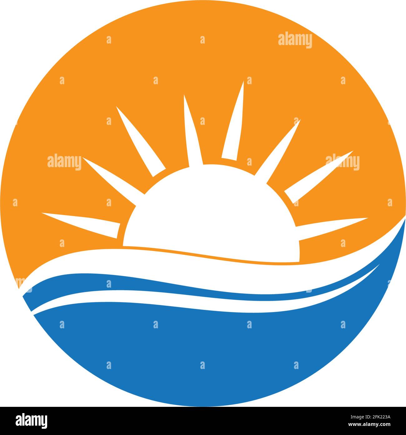 Sun logo and symbols star icon web Vector Stock Vector Image & Art - Alamy