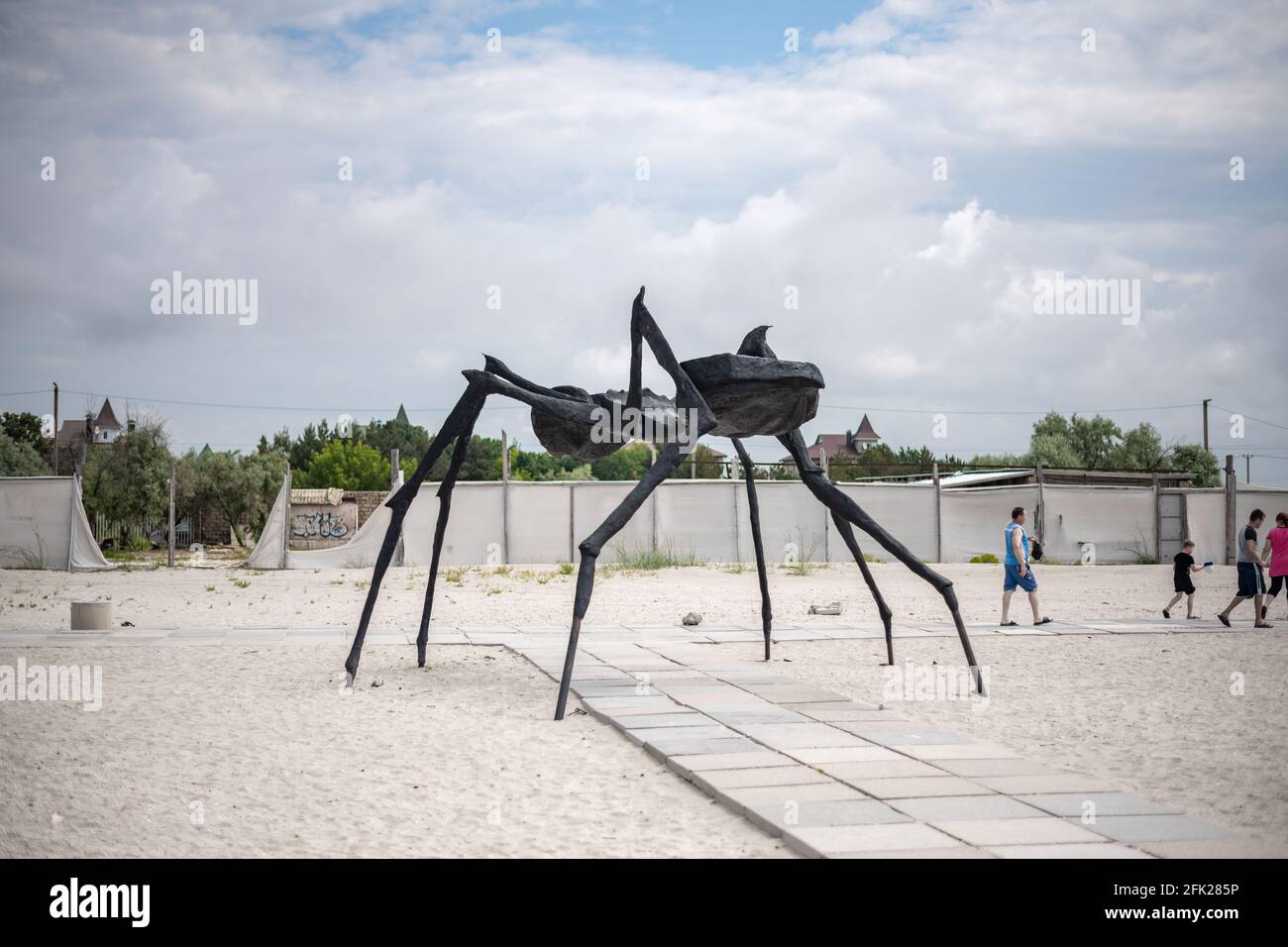 Popovka Crimea Russia June 21 Decoratons Of Kazantip Or Z Republic Electronic Dance Music Festival In Z City Popovka Crimea Republic Stock Photo Alamy