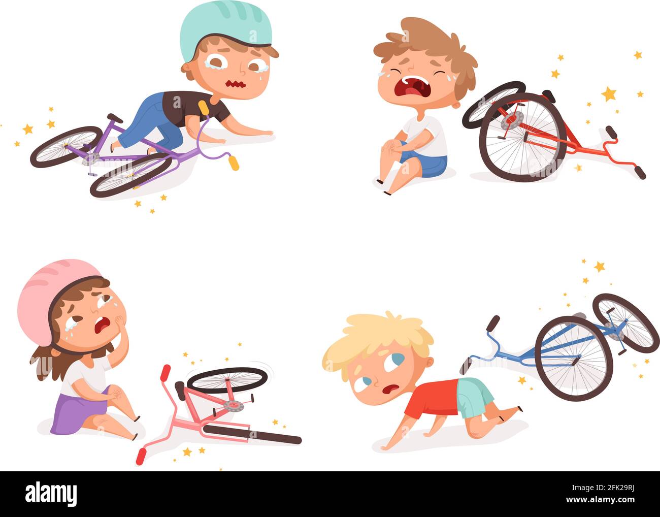 Bike Accident Clip Art