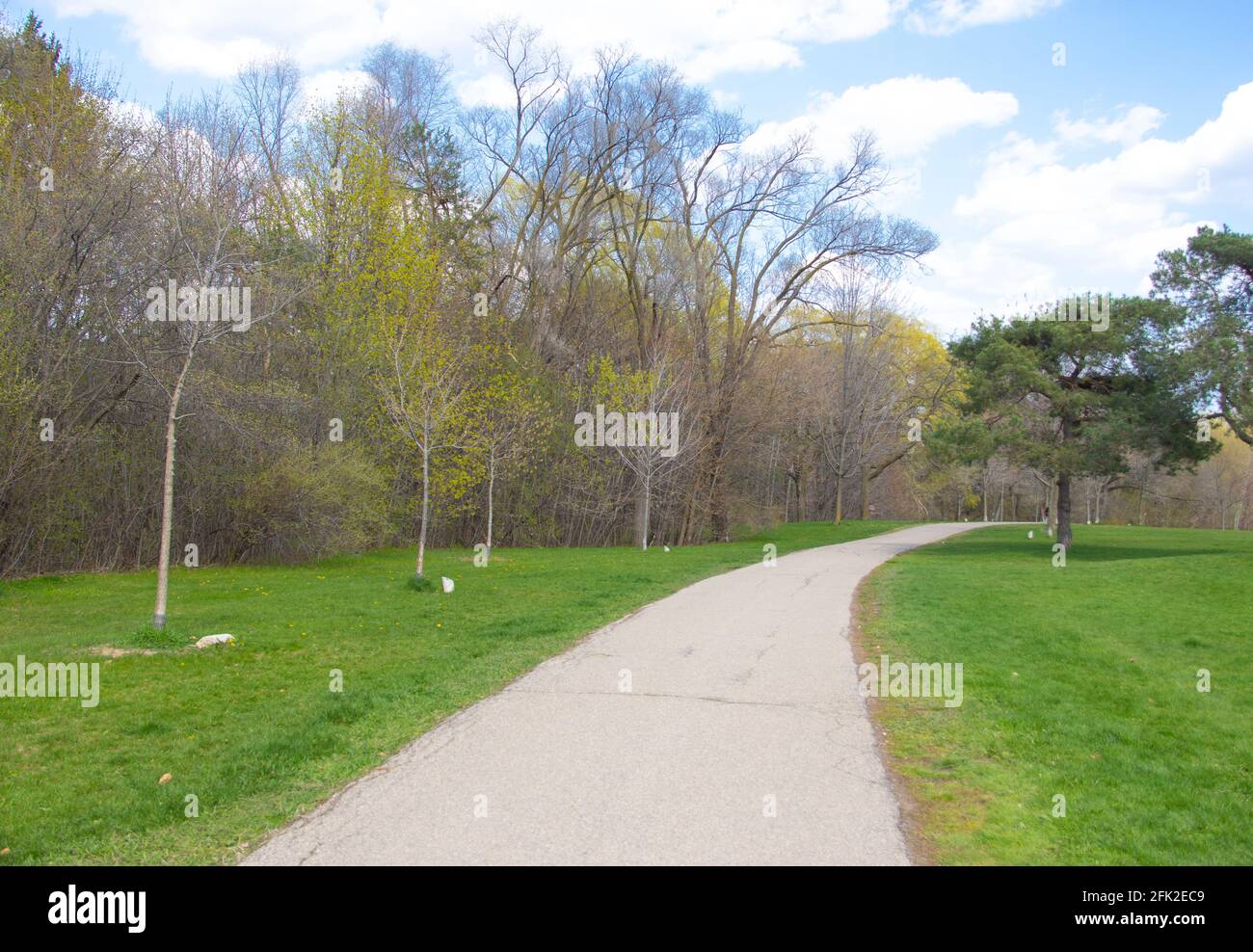 View of a suburban park Stock Photo Alamy