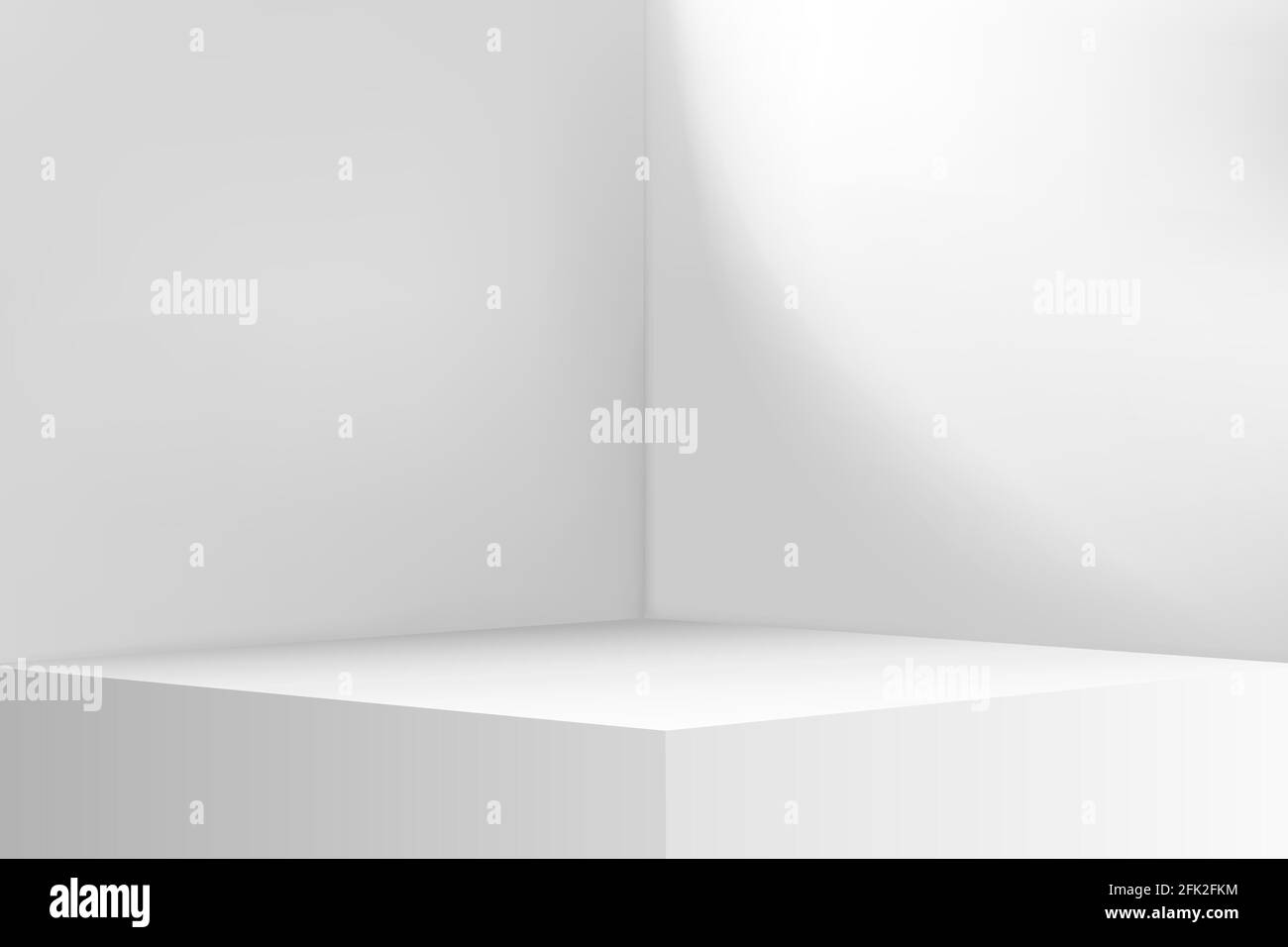 Empty Corner, Room Inner Space, Interior Mock Up Stock Vector Image ...
