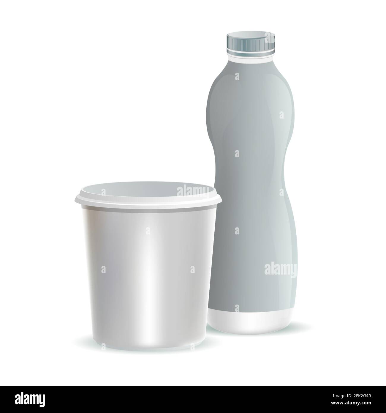 https://c8.alamy.com/comp/2FK2G4R/two-white-plastic-packaging-for-milk-yogurt-dessert-or-cream-vector-realistic-illustrations-isolated-on-white-background-pot-and-bottle-mockup-template-containers-for-yogurt-2FK2G4R.jpg