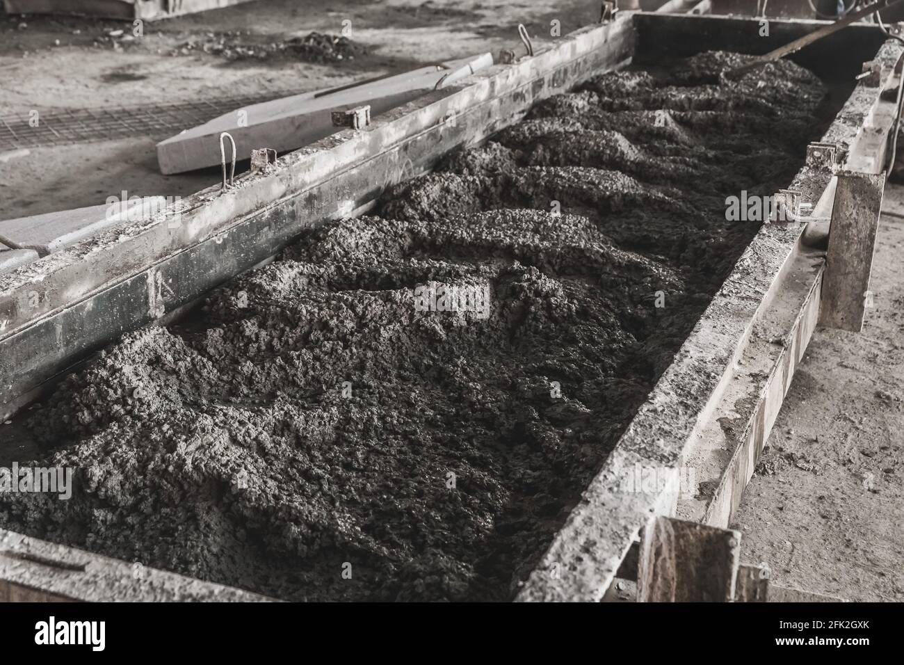 Concretegravel mix for the construction and production of concrete