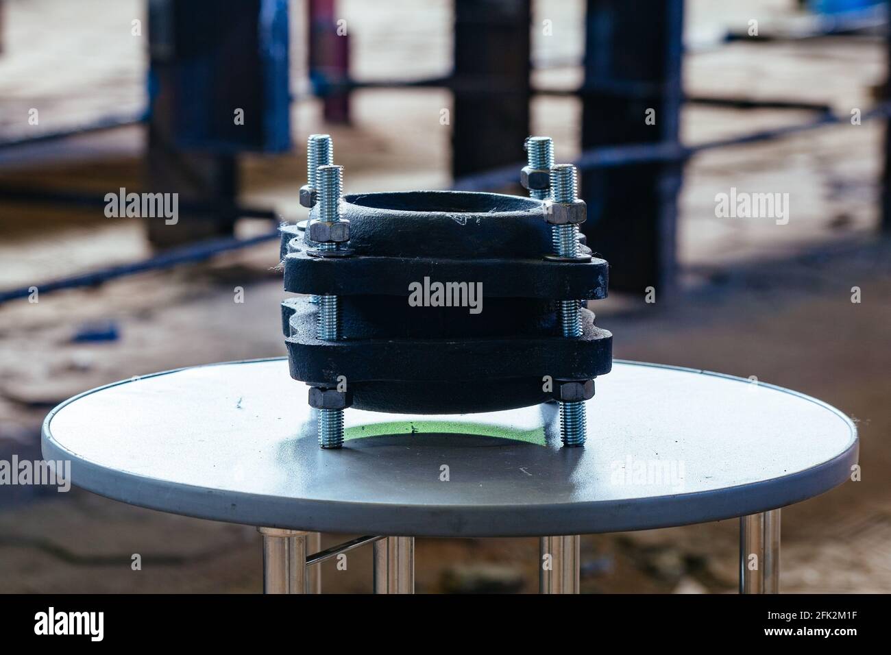 Fast coupling pipe fittings for pipeline repairing Stock Photo Alamy