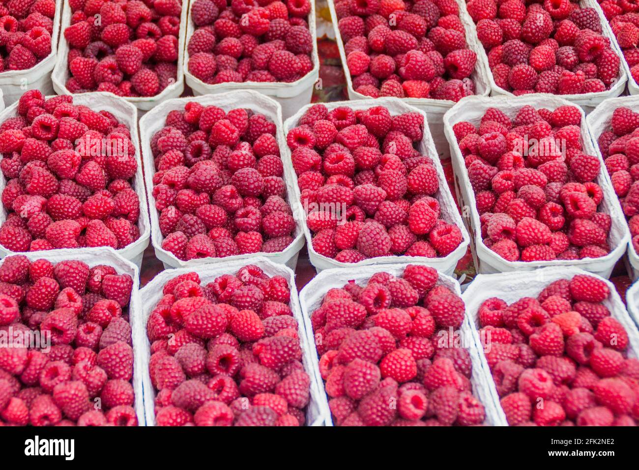 Raspberry stall at Riga Central market, Latvia Stock Photo - Alamy