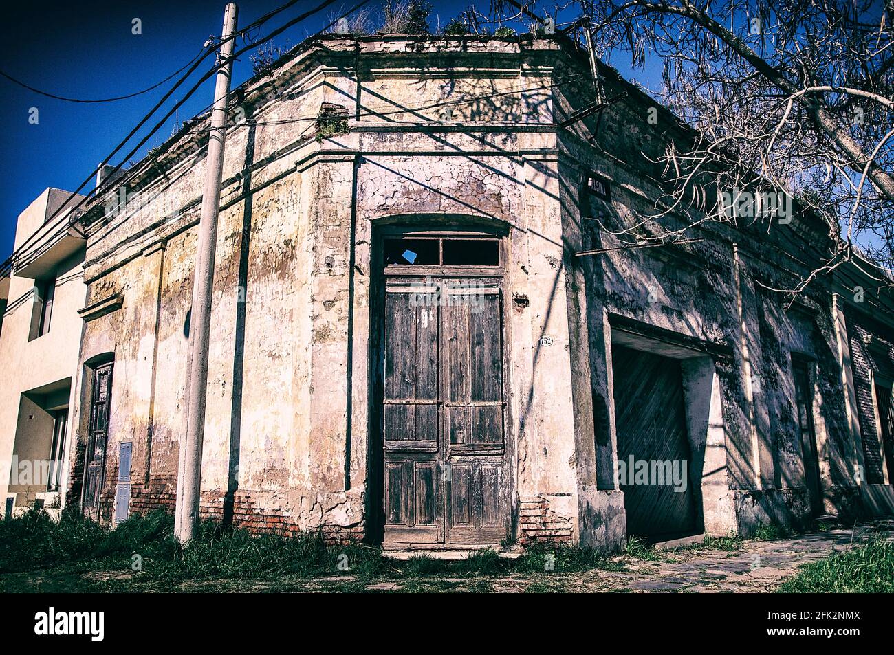 Old corner. Las Flores, Buenos Aires, Argentina Stock Photo - Alamy