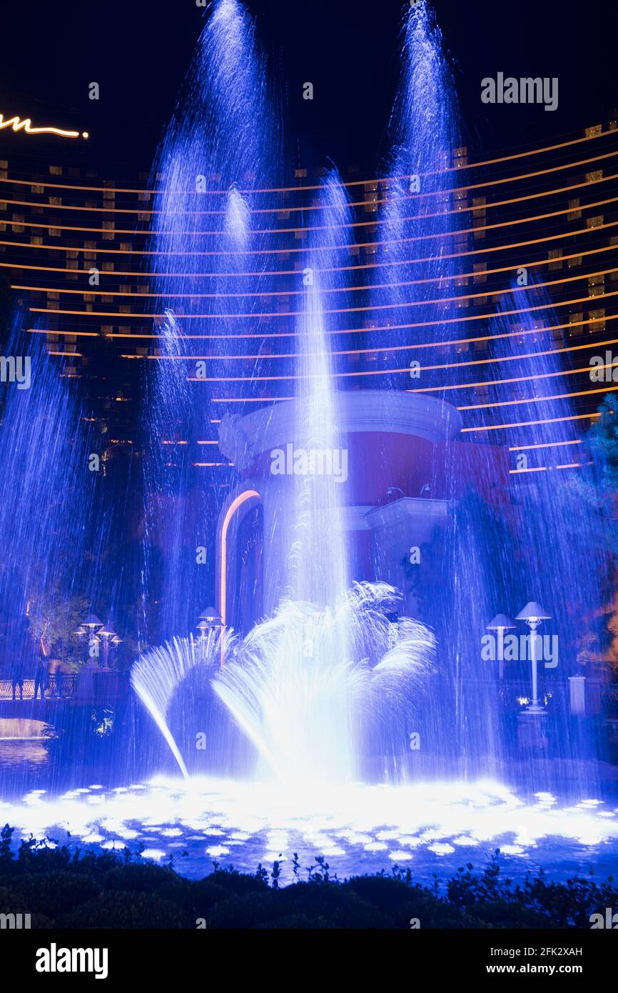 Wynn Dancing Fountain, Las Vegas, NV Stock Photo Alamy