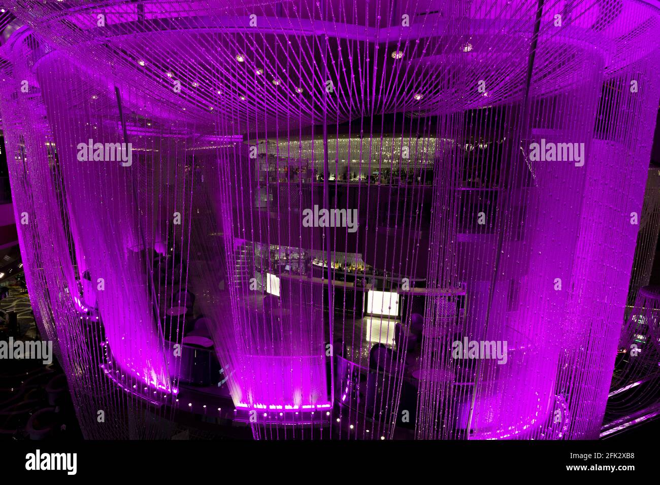 Chandelier Bar, Cosmopolitan of Las Vegas, NV Stock Photo Alamy